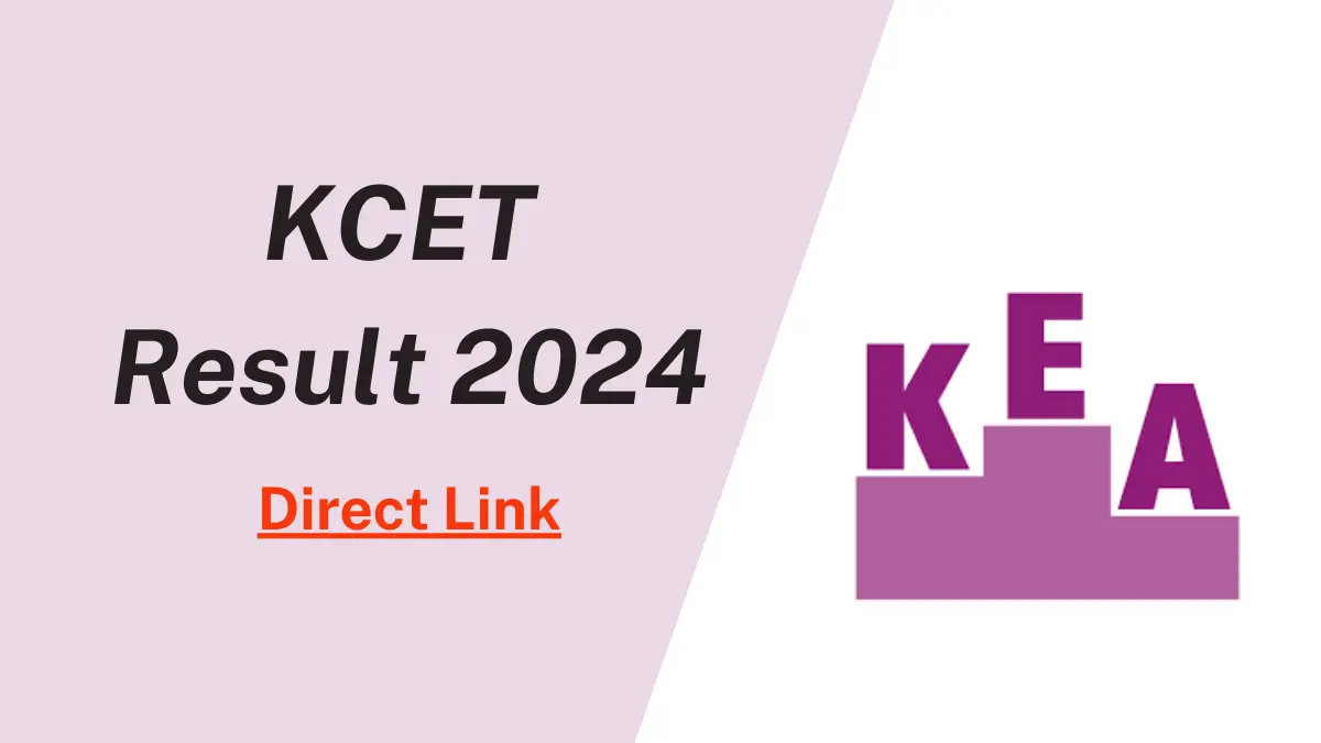 KCET Result 2024 Link