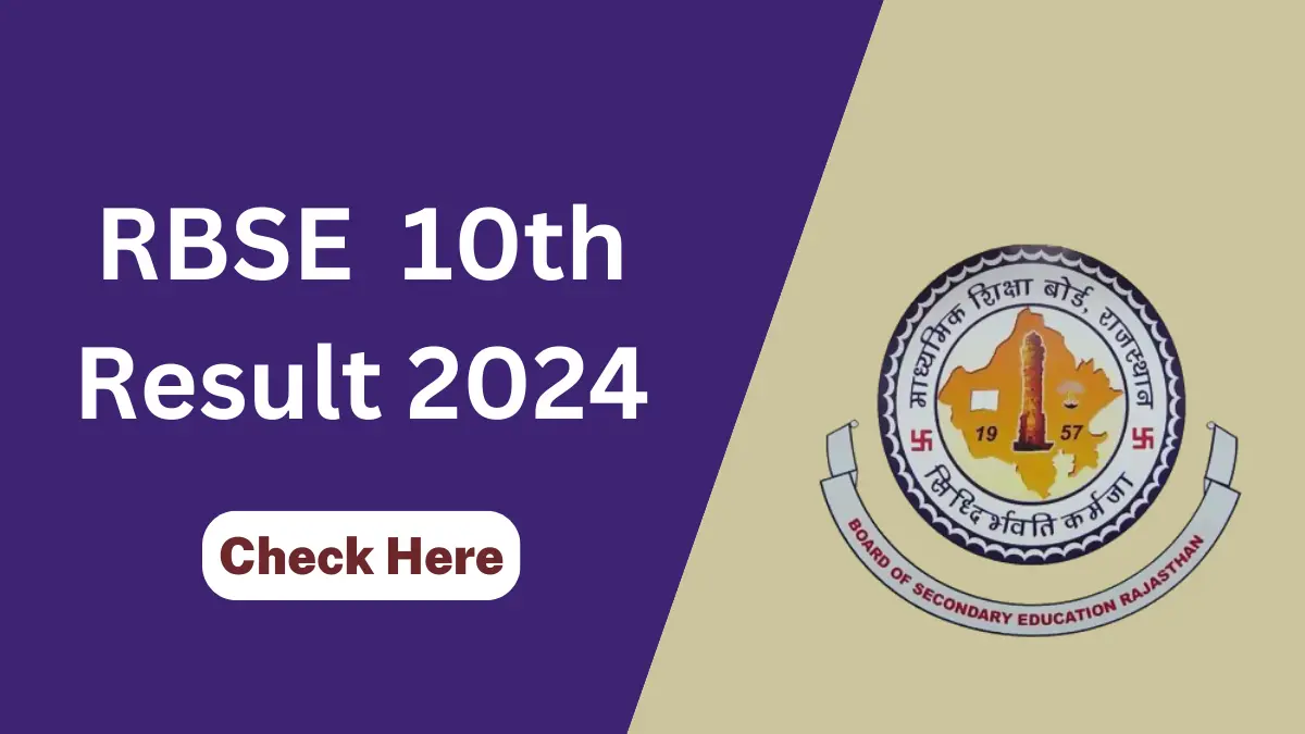 RBSE 10th Result 2024 Date