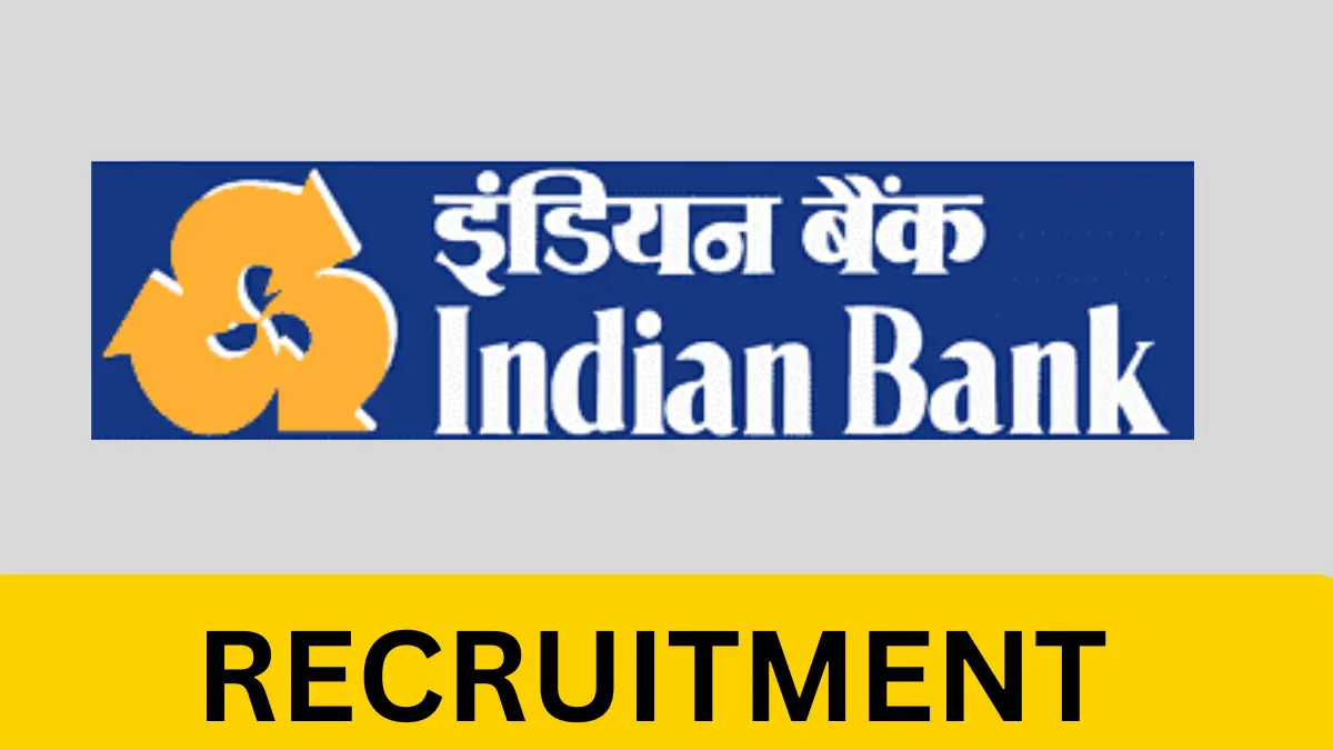 Indian Bank SO Recruitment 2024 Apply Online